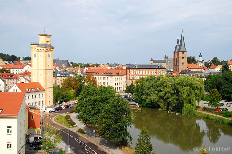 Blick vom Stadt Dessau